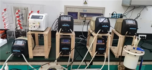 Industriële peristaltische pompoplossing voor afvalwaterz...